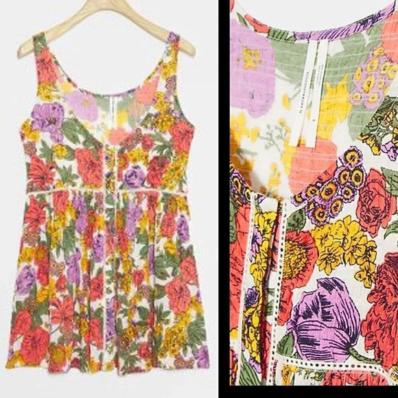 NWT:Anthropologie Ballie Printed Tunic - Picture 1 of 1